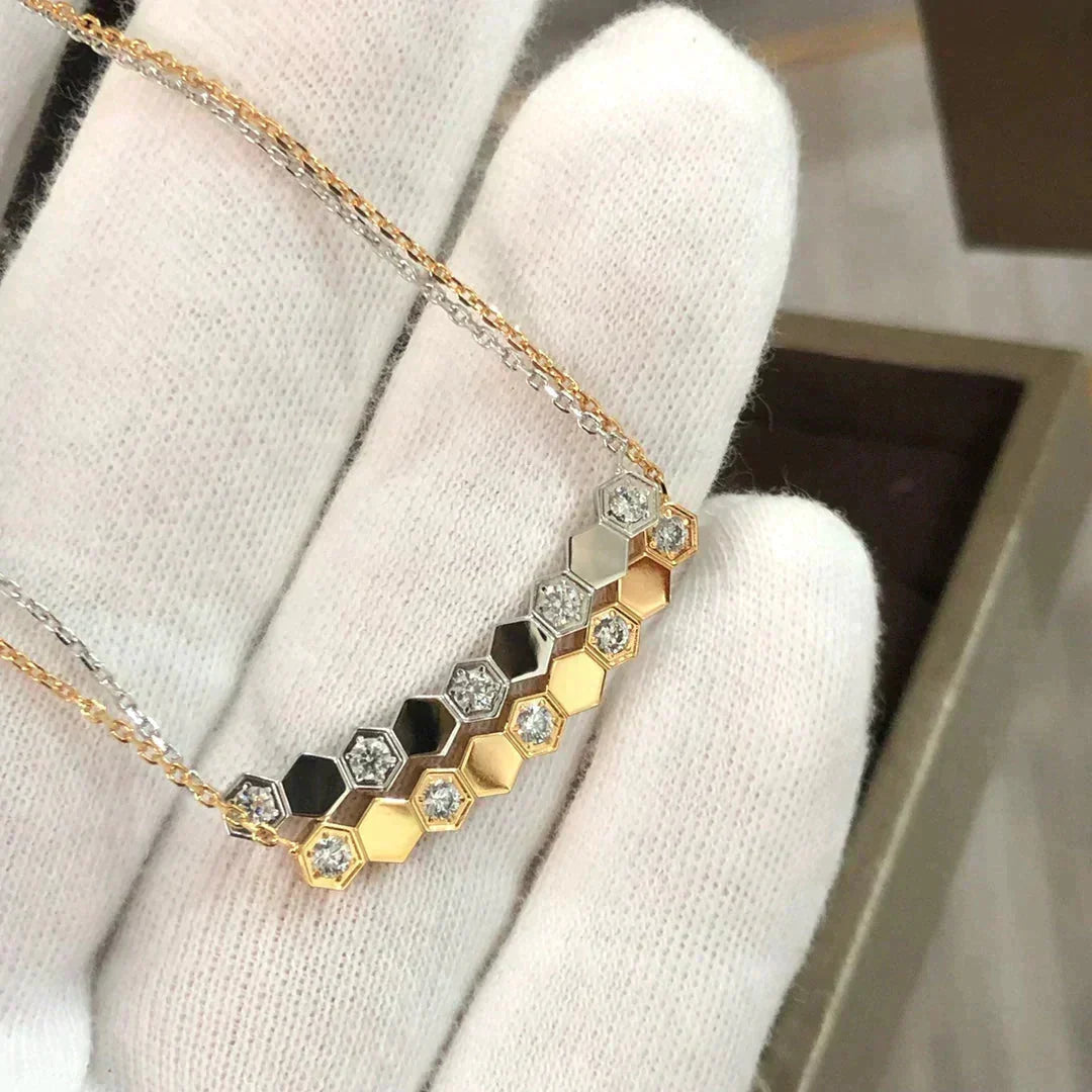 [Elowen jewelsry ]BEE LOVE NECKLACE DIAMOND