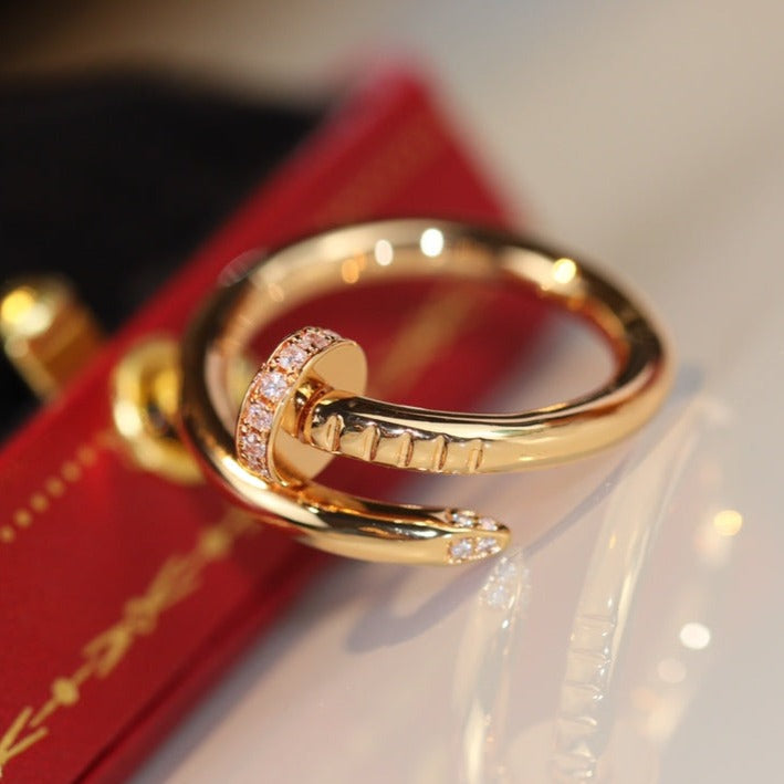 [Elowen jewelsry ]JUSTE RING 2.65MM GOLD DIAMOND