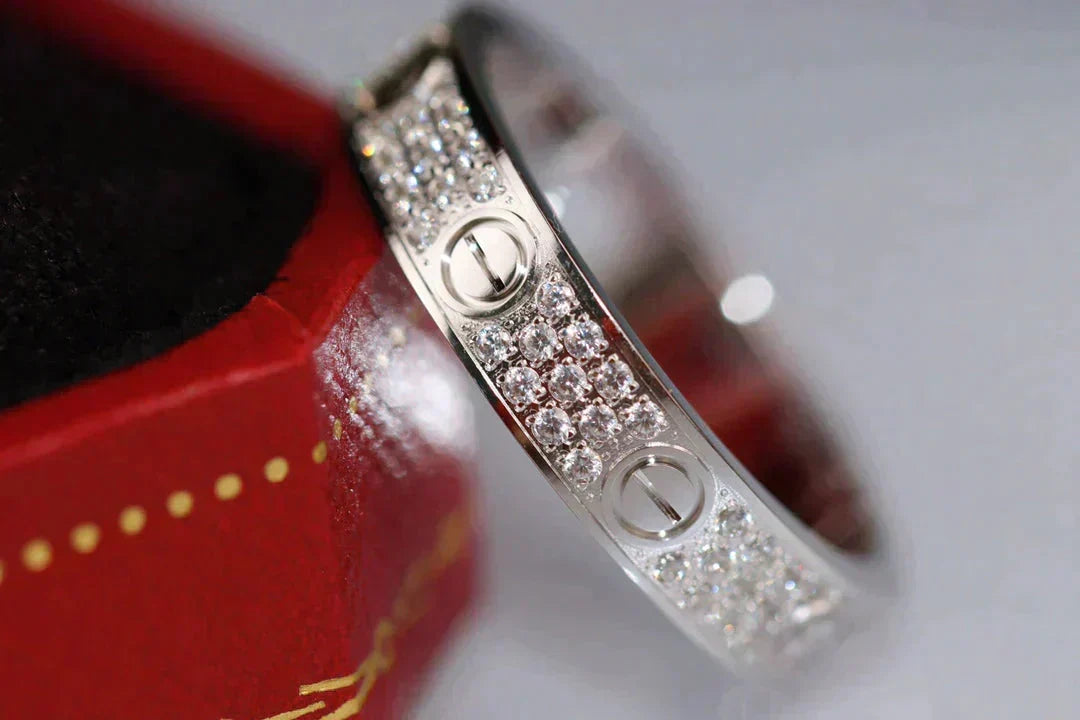 [Elowen jewelsry ]LOVE RING 3.6MM DIAMOND PAVED