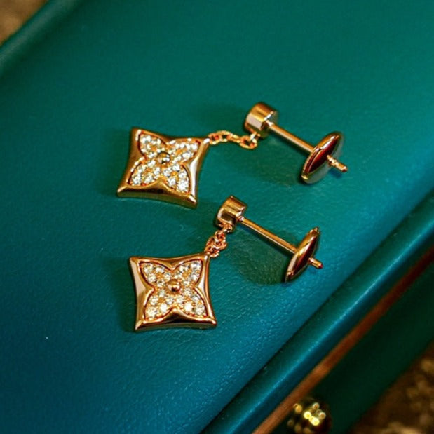 [Elowen jewelsry ]STERN-DIAMANT-OHRRINGE GOLD