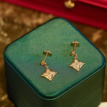 [Elowen jewelsry ]STERN-DIAMANT-OHRRINGE GOLD