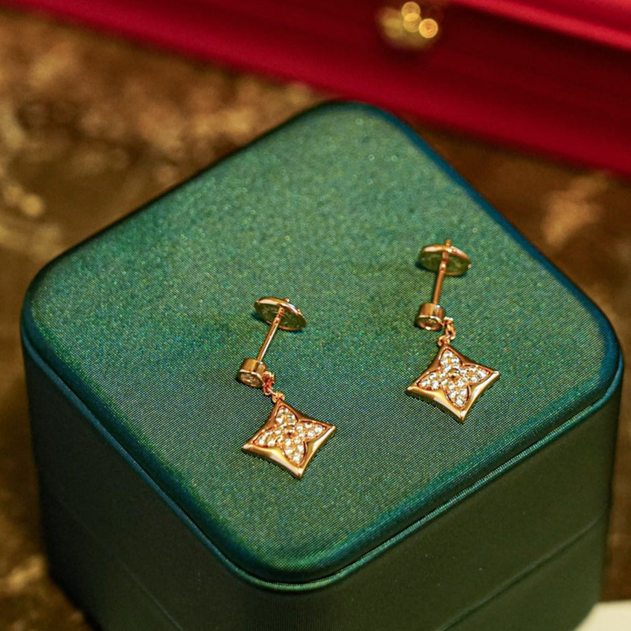 [Elowen jewelsry ]STERN-DIAMANT-OHRRINGE GOLD