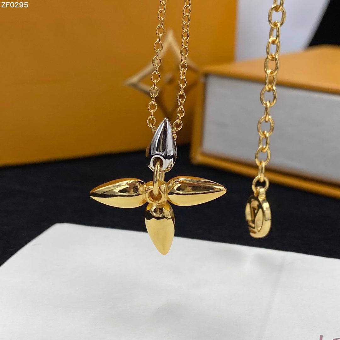 [Elowen jewelsry ]LOUISETTE PEDANT GOLD NECKLACE