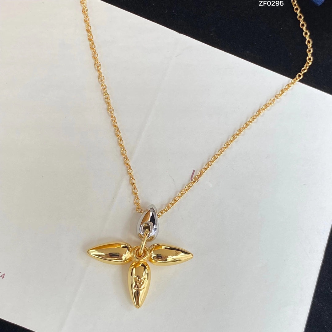 [Elowen jewelsry ]LOUISETTE PEDANT GOLD NECKLACE