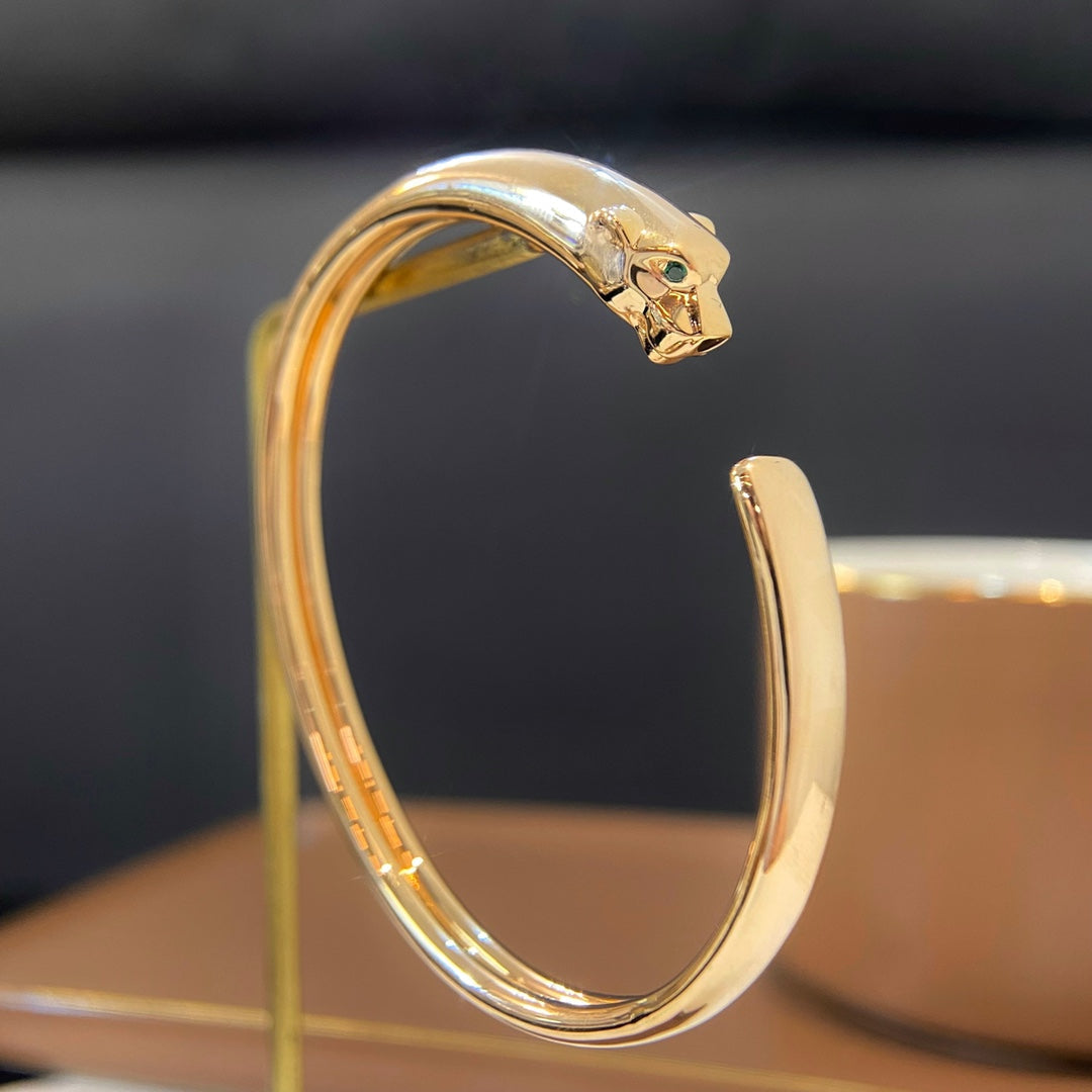 [Elowen jewelsry ]PANTHERE GOLD OPEN BRACELET