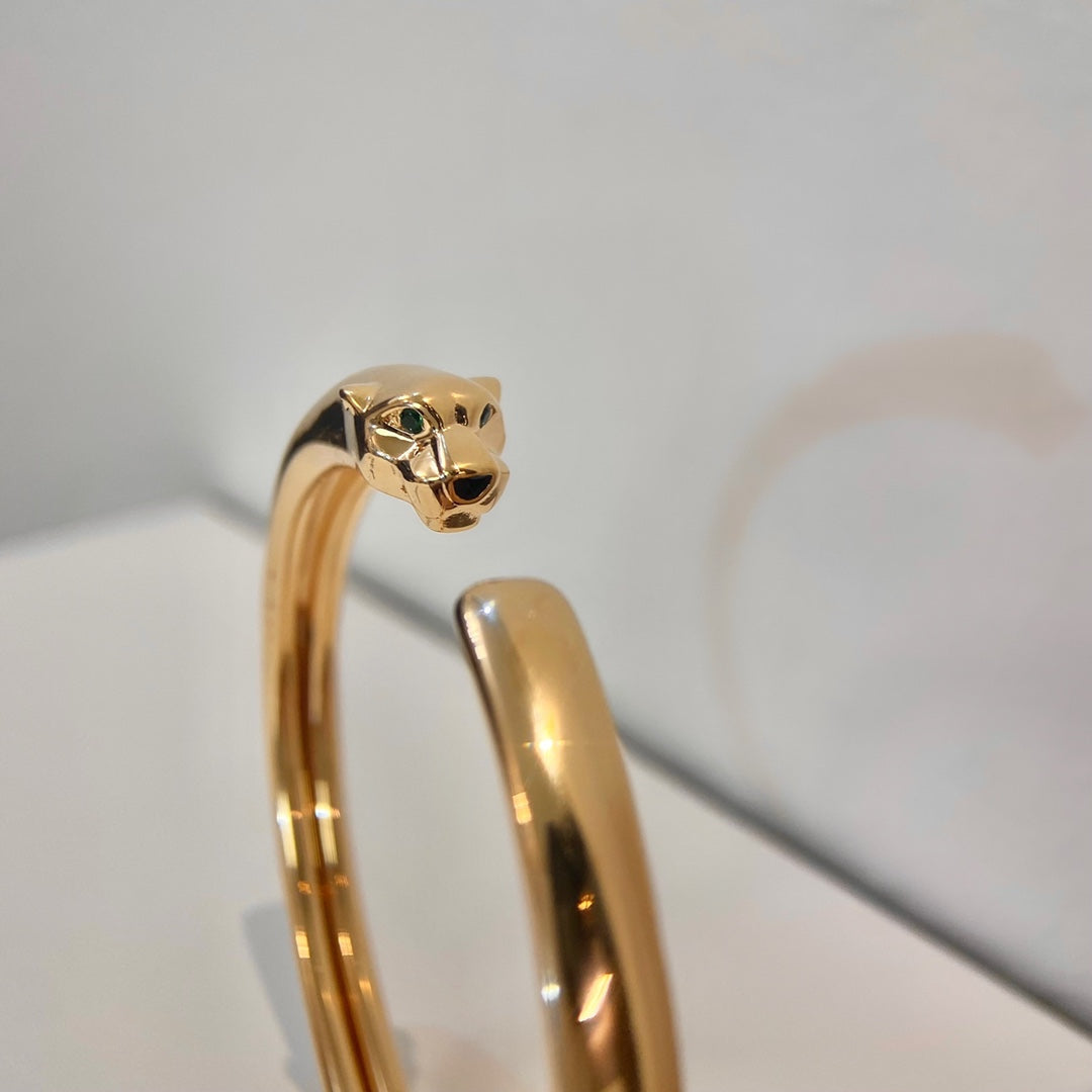 [Elowen jewelsry ]PANTHERE GOLD OPEN BRACELET
