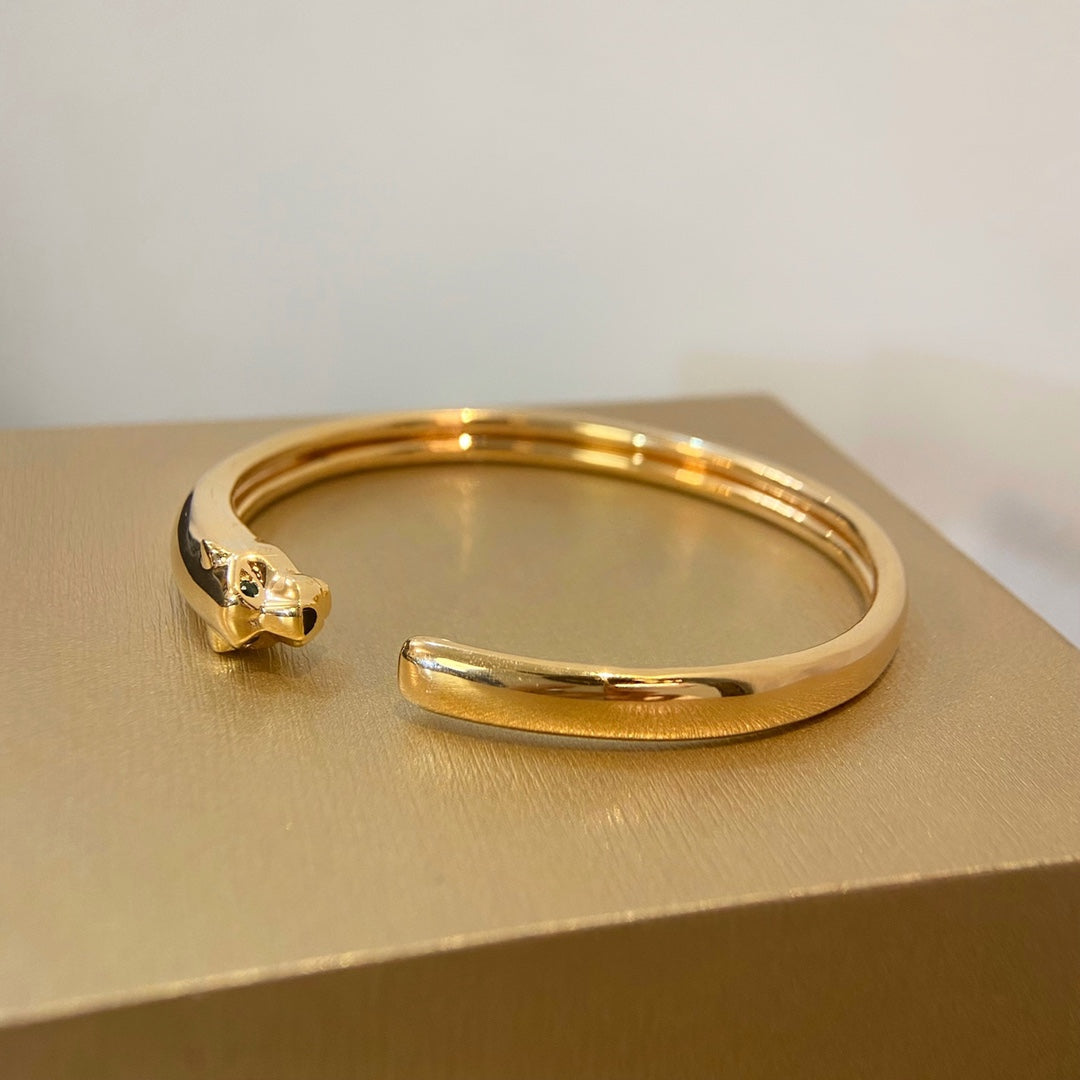 [Elowen jewelsry ]PANTHERE GOLD OPEN BRACELET