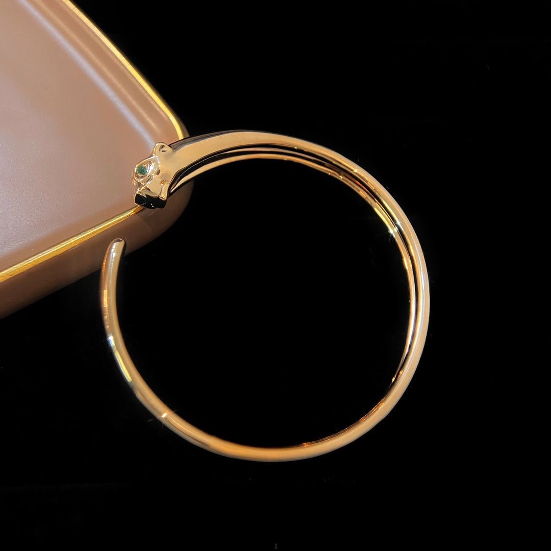 [Elowen jewelsry ]PANTHERE GOLD OPEN BRACELET