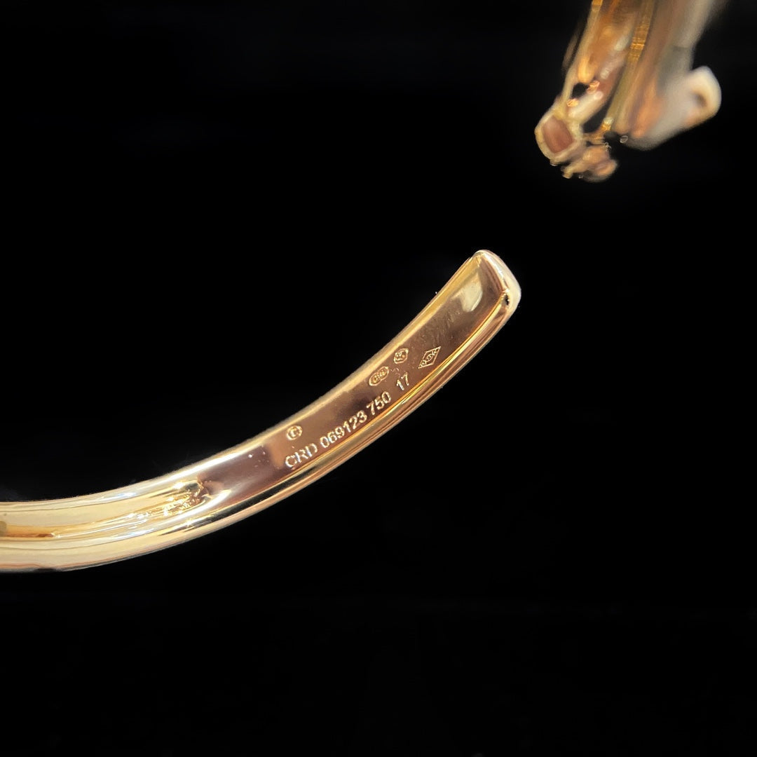 [Elowen jewelsry ]PANTHERE GOLD OPEN BRACELET