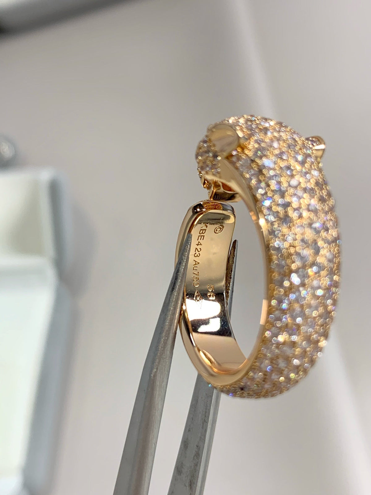 [Elowen jewelry ]パンテール ピンクゴールド ダイヤモンドリング
