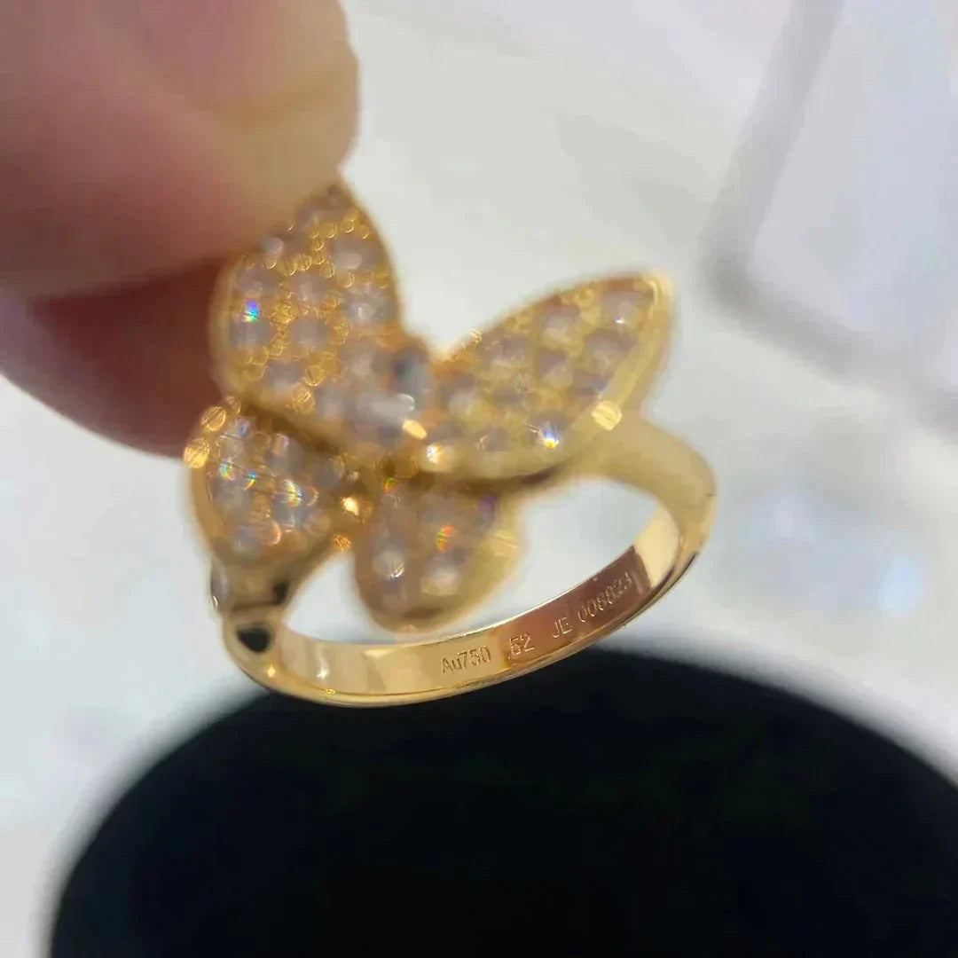 [Elowen jewelsry ]BUTTERFLY DIAMOND RING