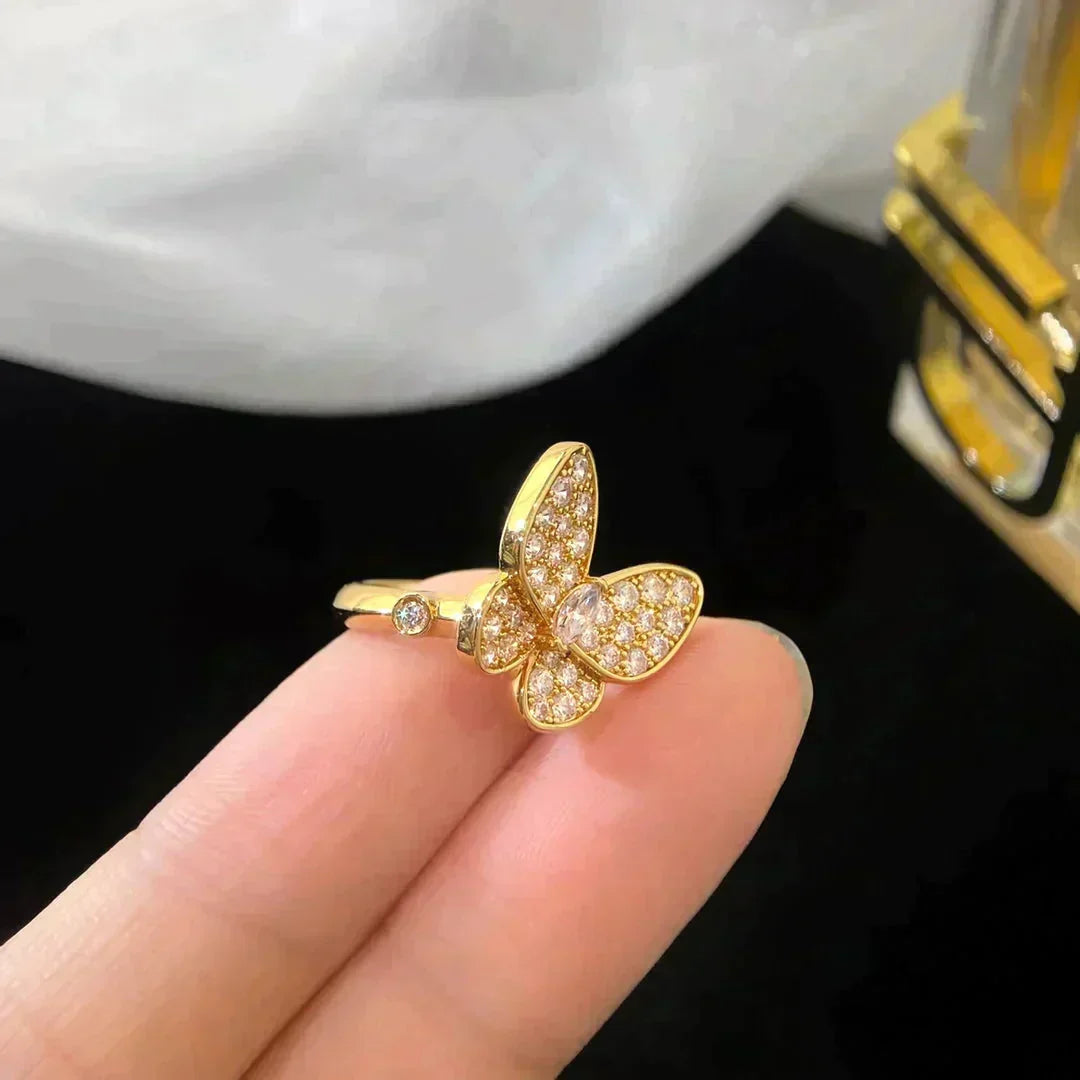 [Elowen jewelsry ]BUTTERFLY DIAMOND RING