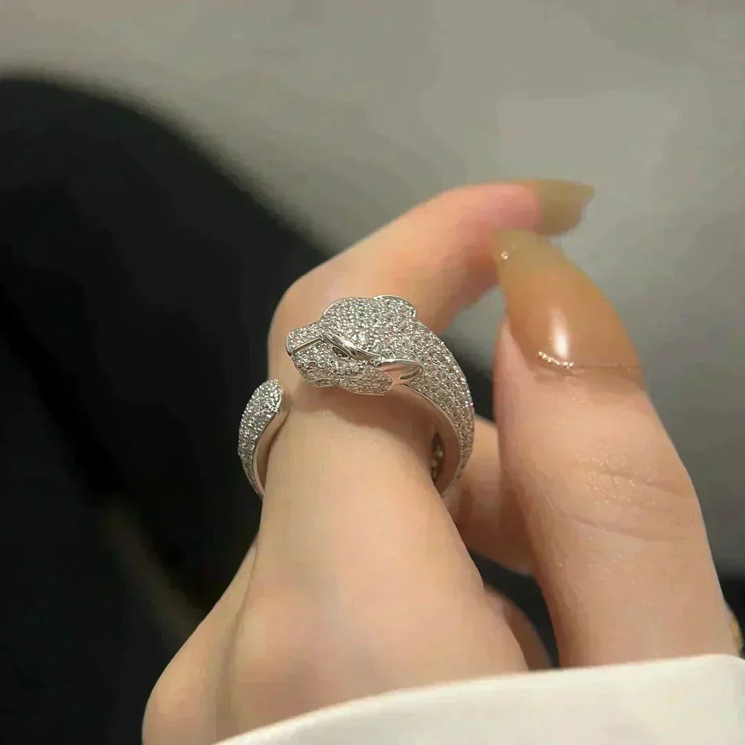 [Elowen jewelsry ]PANTHERE 5.5MM ALL DIAMOND RING