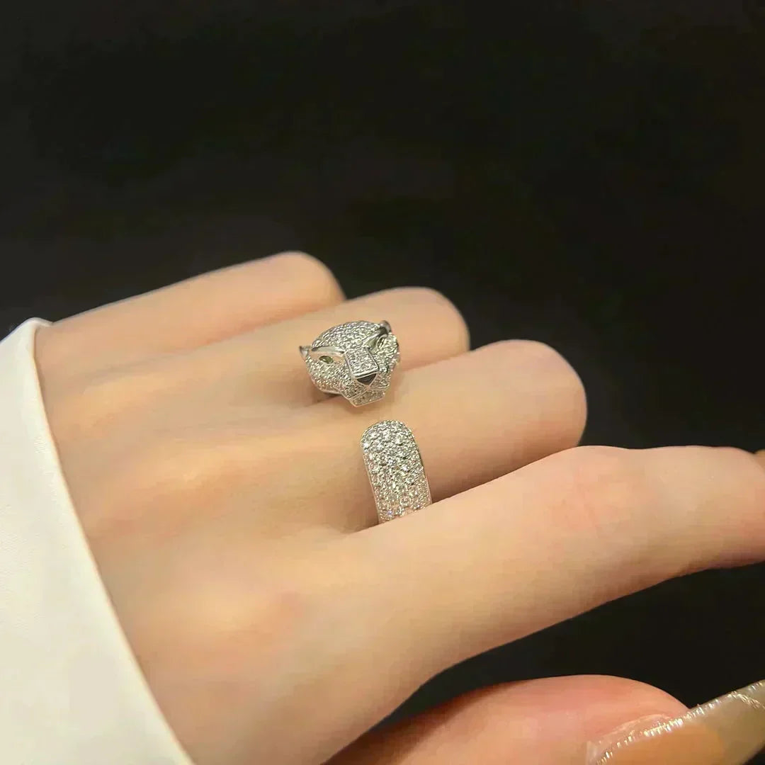 [Elowen Schmuck] PANTHERE 5,5 MM RING MIT VOLLSTÄNDIGER DIAMANTBESATZUNG