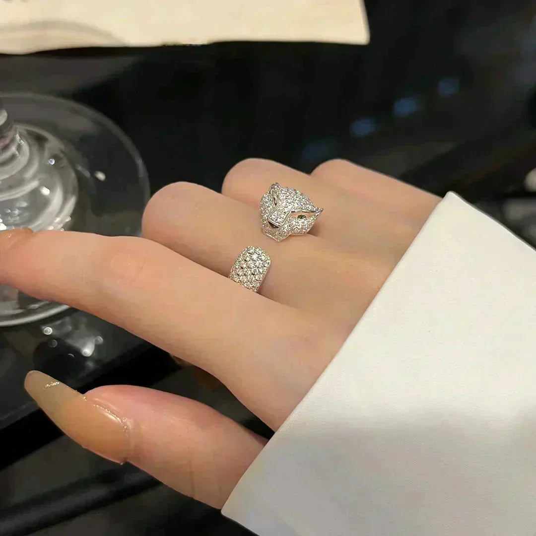 [Elowen Schmuck] PANTHERE 5,5 MM RING MIT VOLLSTÄNDIGER DIAMANTBESATZUNG