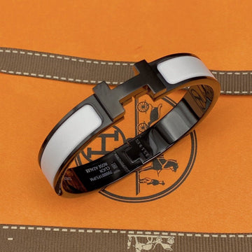 [Elowen jewelsry ]H BRACELET 12MM BLACK WHITE CERAMIC