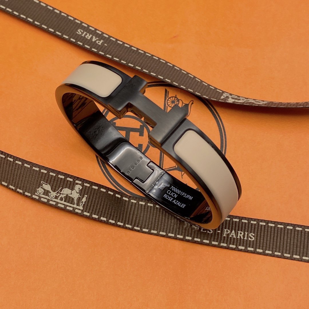 [Elowen jewelsry ]H ARMBAND 12MM SCHWARZ BEIGE KERAMIK