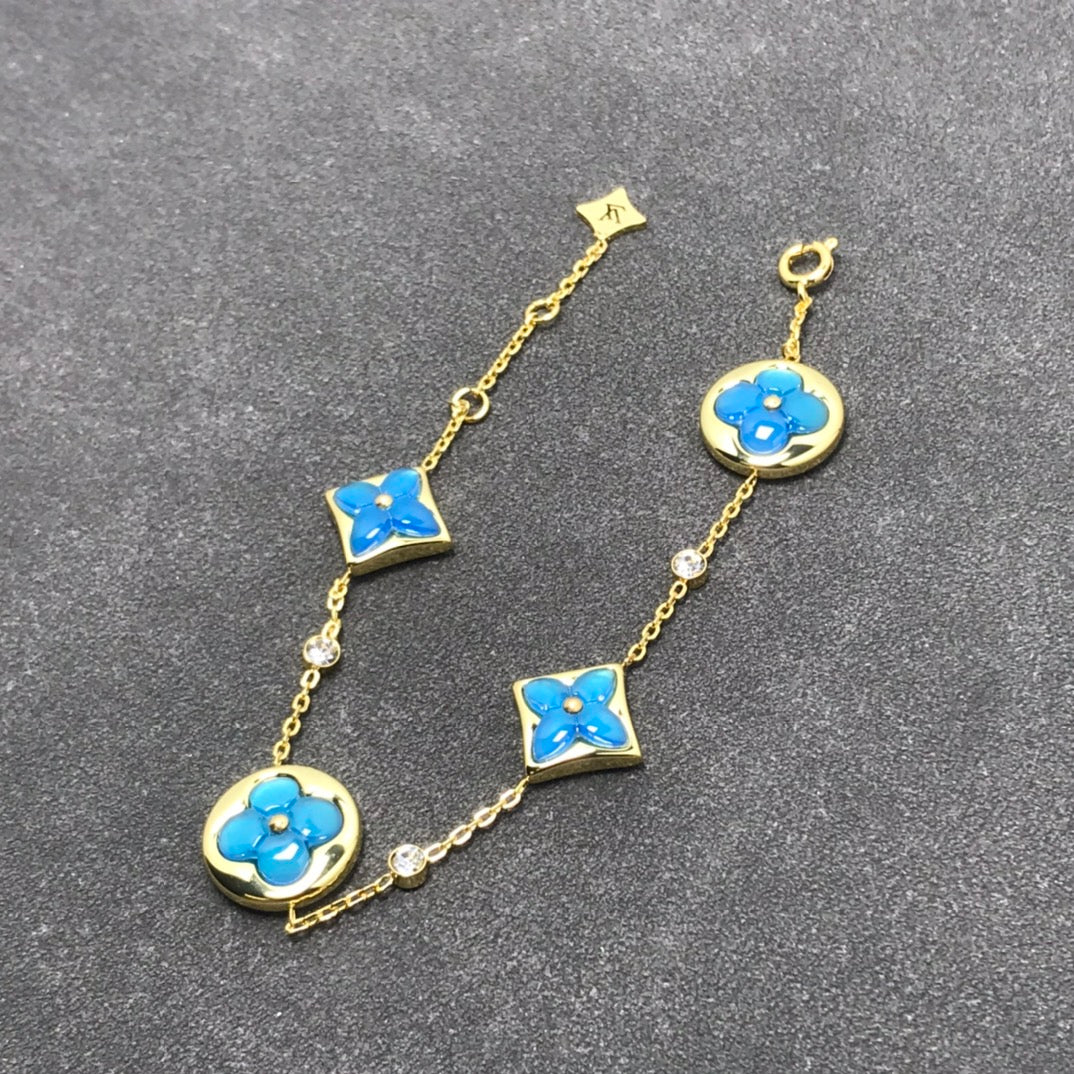 [Elowen Schmuck] STERN UND SONNE TÜRKIS 4 MOTIVE 3 DIAMANTEN
