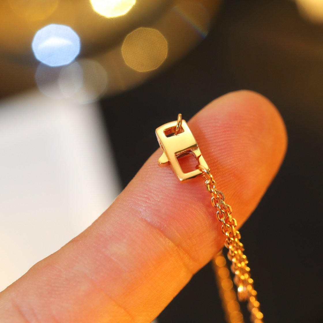 [Elowen Schmuck] STERN- UND SONNEN-DIAMANT-HALSKETTE IN ROSÉGOLD