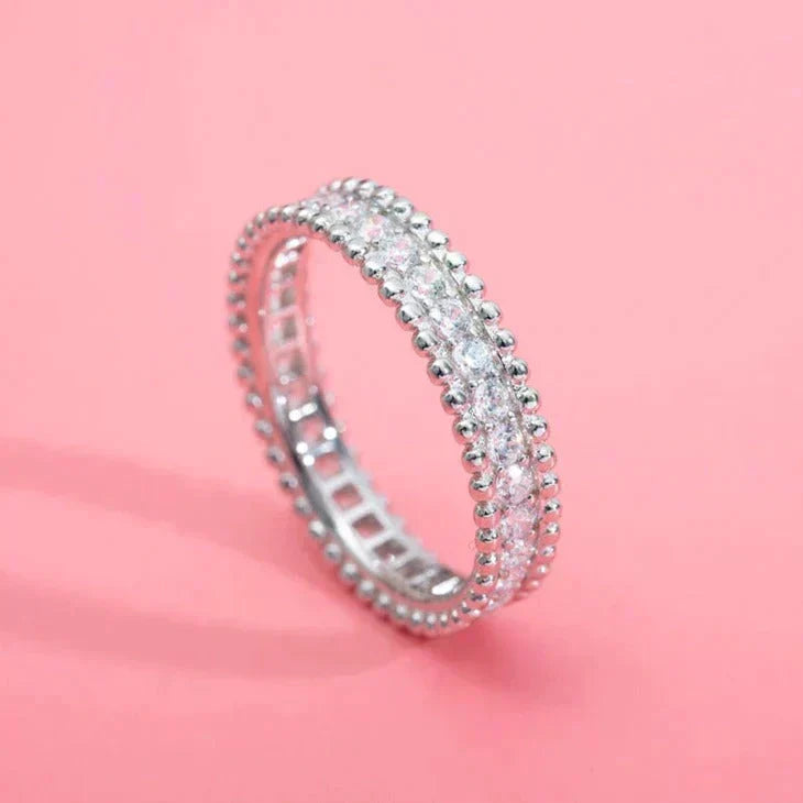[Elowen jewelsry ]PERLEE DIAMOND SILVER RING