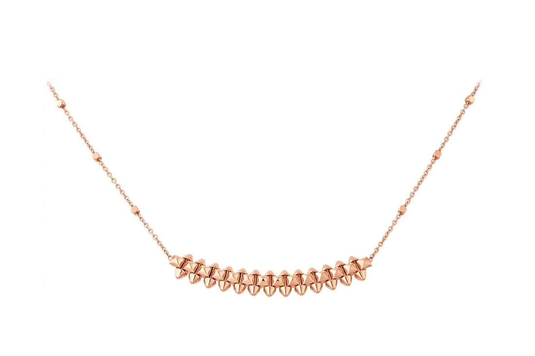 [Elowen jewelsry ]CLASH PINK GOLD NECKLACE