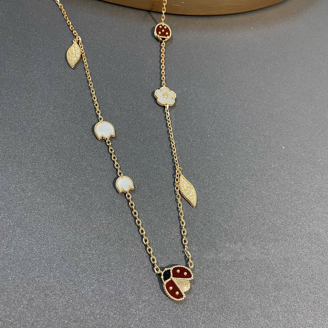 [Elowen Schmuck] LUCKY SPRING 15-MOTIV-HALSKETTE IN GOLD