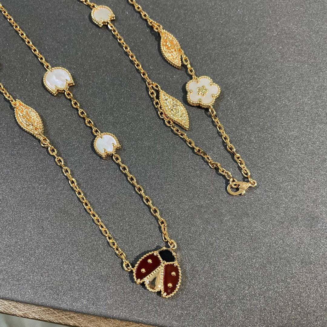 [Elowen Schmuck] LUCKY SPRING 15-MOTIV-HALSKETTE IN GOLD