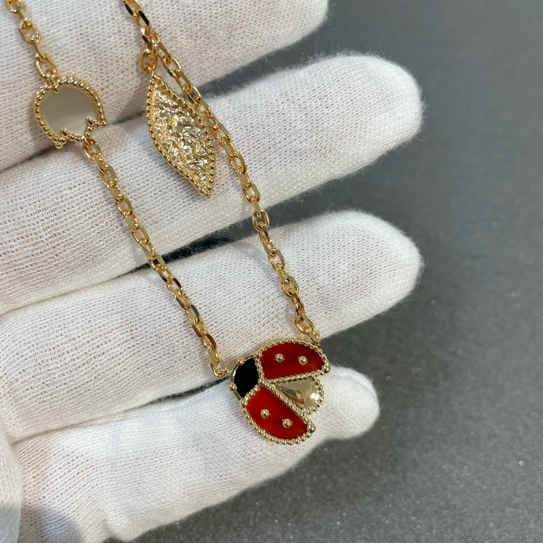 [Elowen Schmuck] LUCKY SPRING 15-MOTIV-HALSKETTE IN GOLD