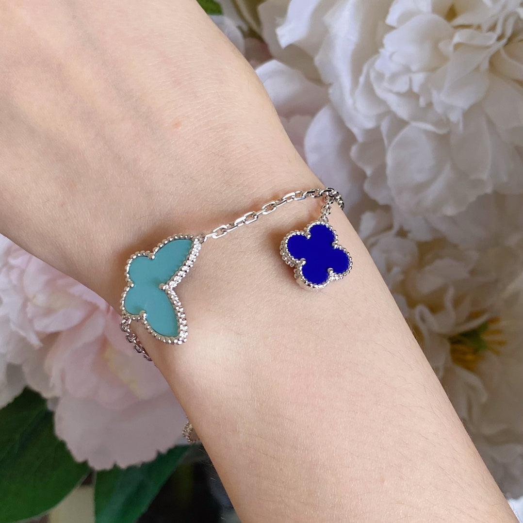 [Elowen Schmuck] LUCKY SPRING SILBERARMBAND 4 MOTIVE