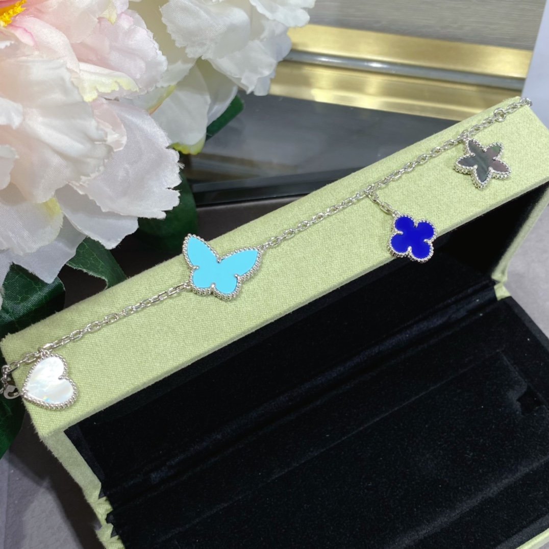 [Elowen Schmuck] LUCKY SPRING SILBERARMBAND 4 MOTIVE