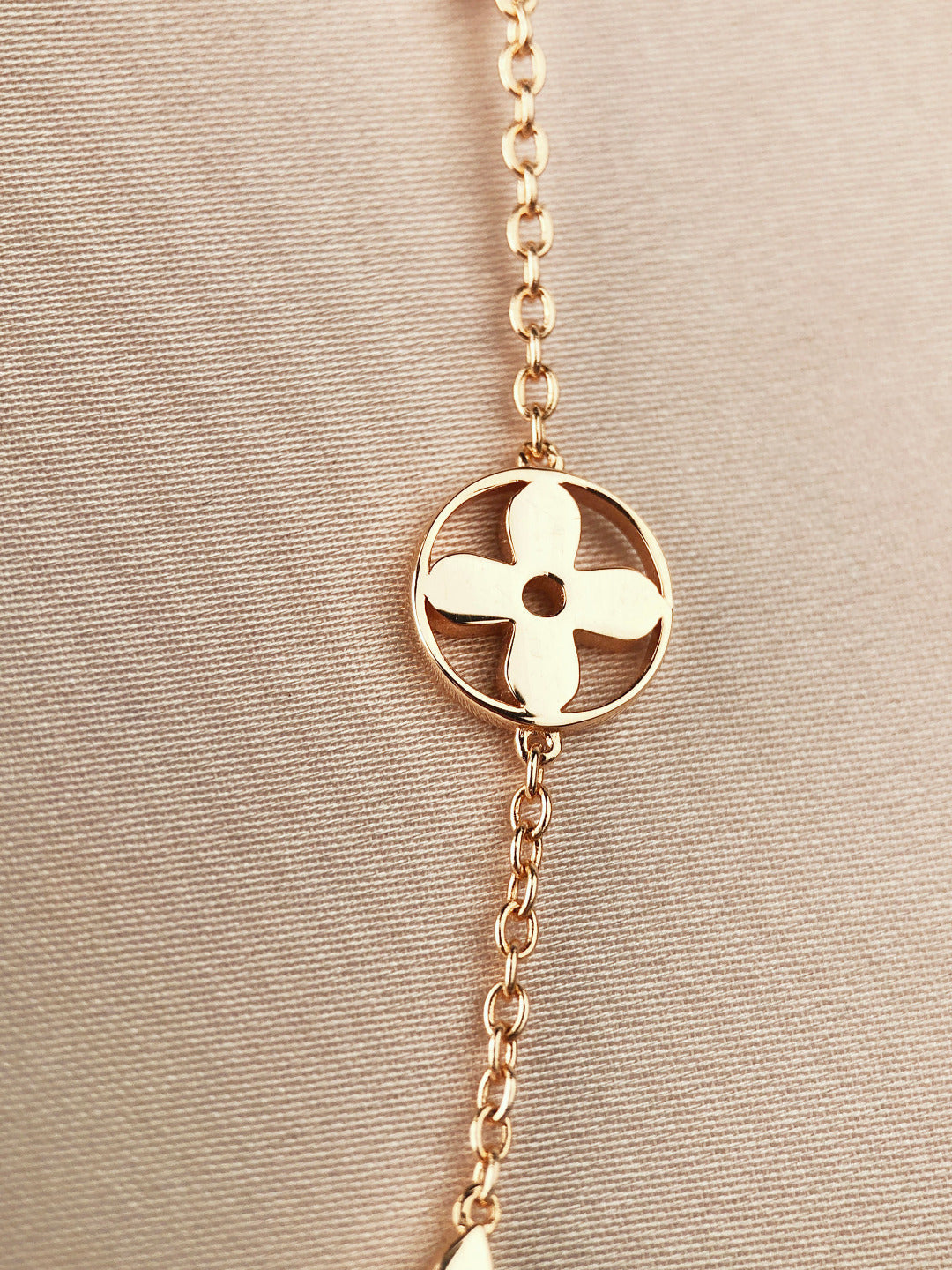 [Elowen jewelsry ]スター＆サン 7モチーフ ゴールドブレスレット