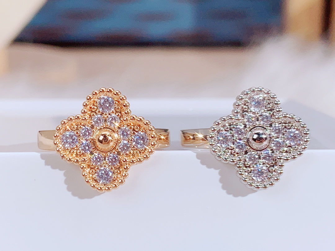 [Elowen Schmuck] KLEEBLATT-DIAMANT-RING