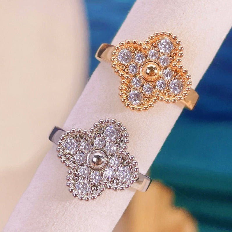 [Elowen jewelsry ]クローバーダイヤモンドリング