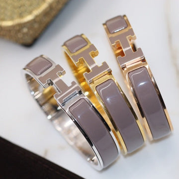 [Elowen jewelsry ]H BRACELET 12MM BROWN