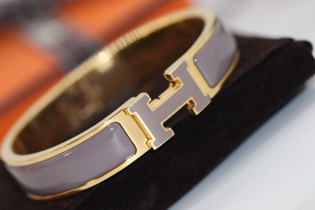 [Elowen jewelsry ]H BRACELET 12MM BROWN
