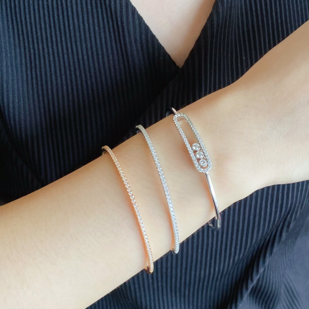 [Elowen jewelry] ミニダイヤモンドテニスブレスレット
