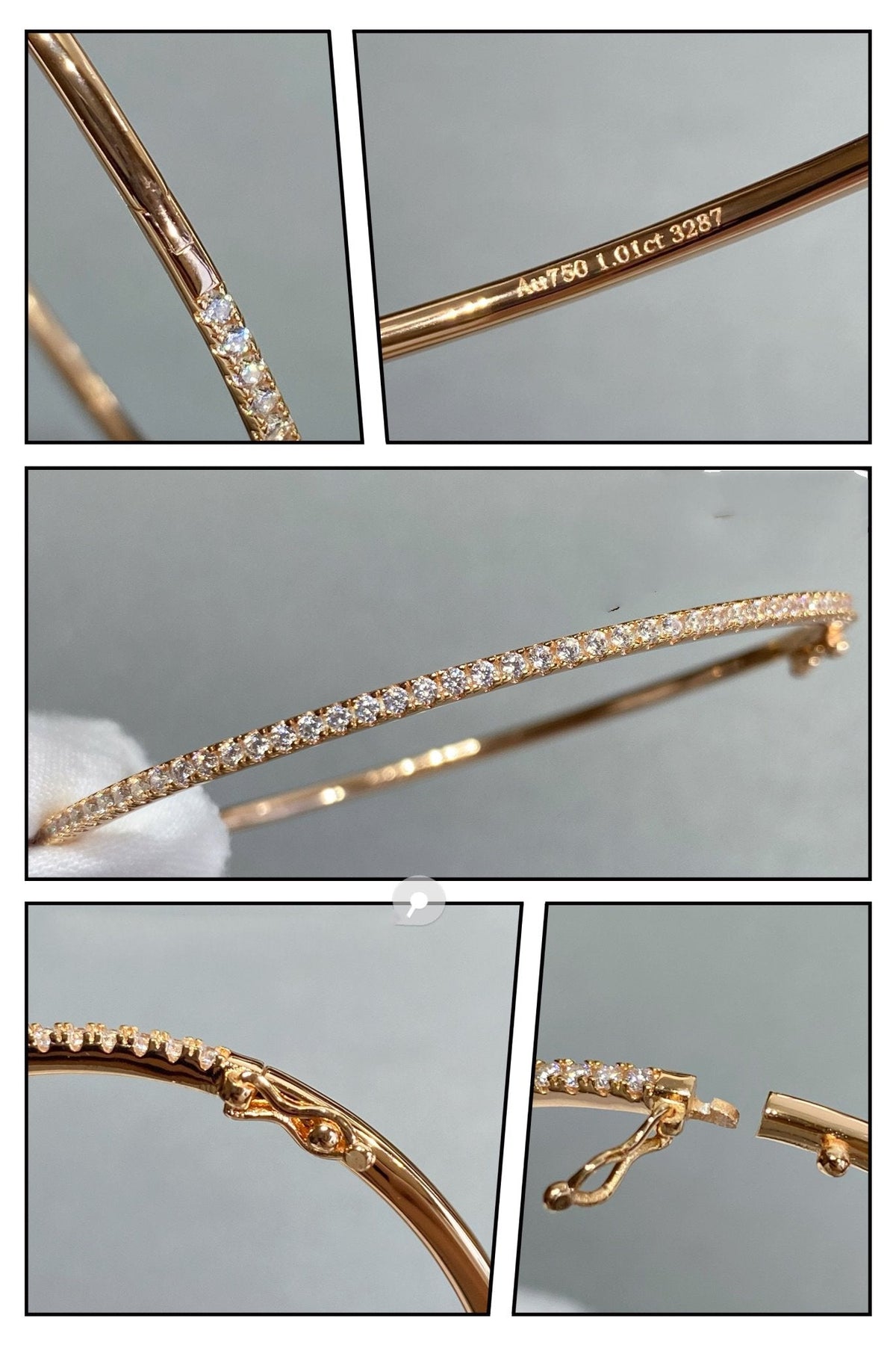 [Elowen jewelry] ミニダイヤモンドテニスブレスレット