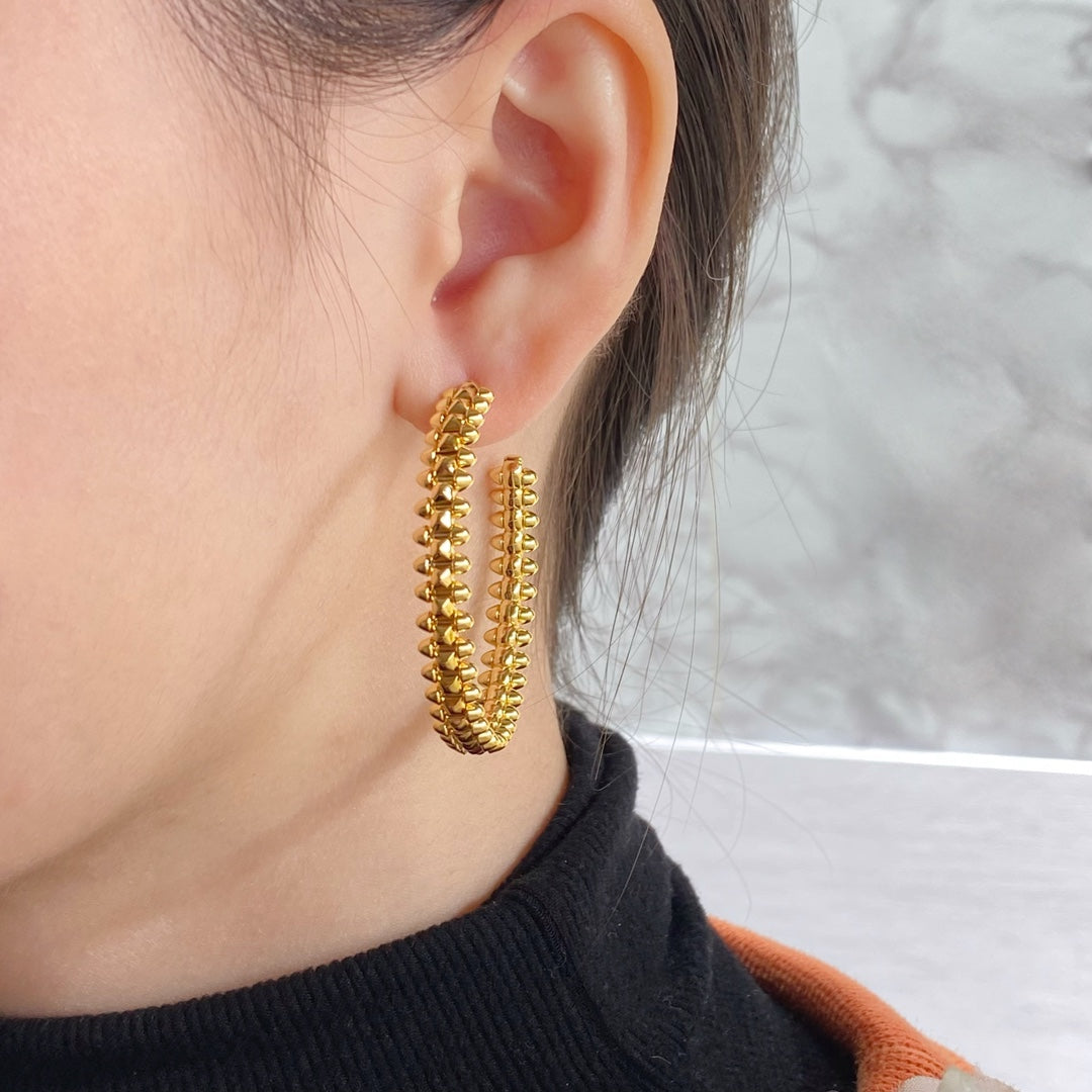 [Elowen jewelsry ]CLASH HOOP EARRINGS