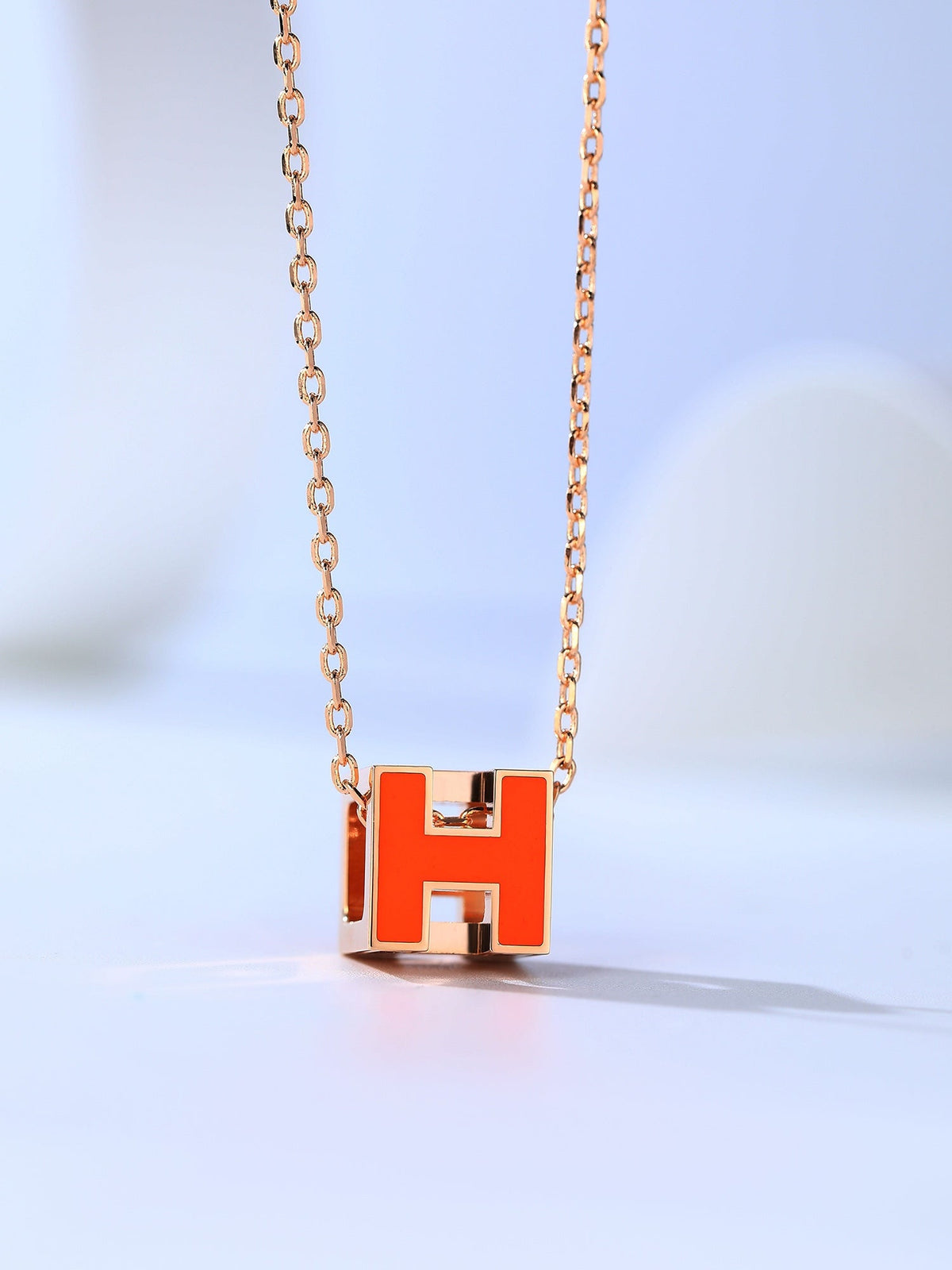 [Elowen jewelsry ]H ケージ ピンクゴールド ネックレス