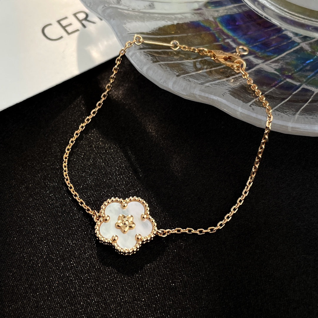 [Elowen jewelsry ]LUCKY SPRING ROSÉGOLD MOP ARMBAND