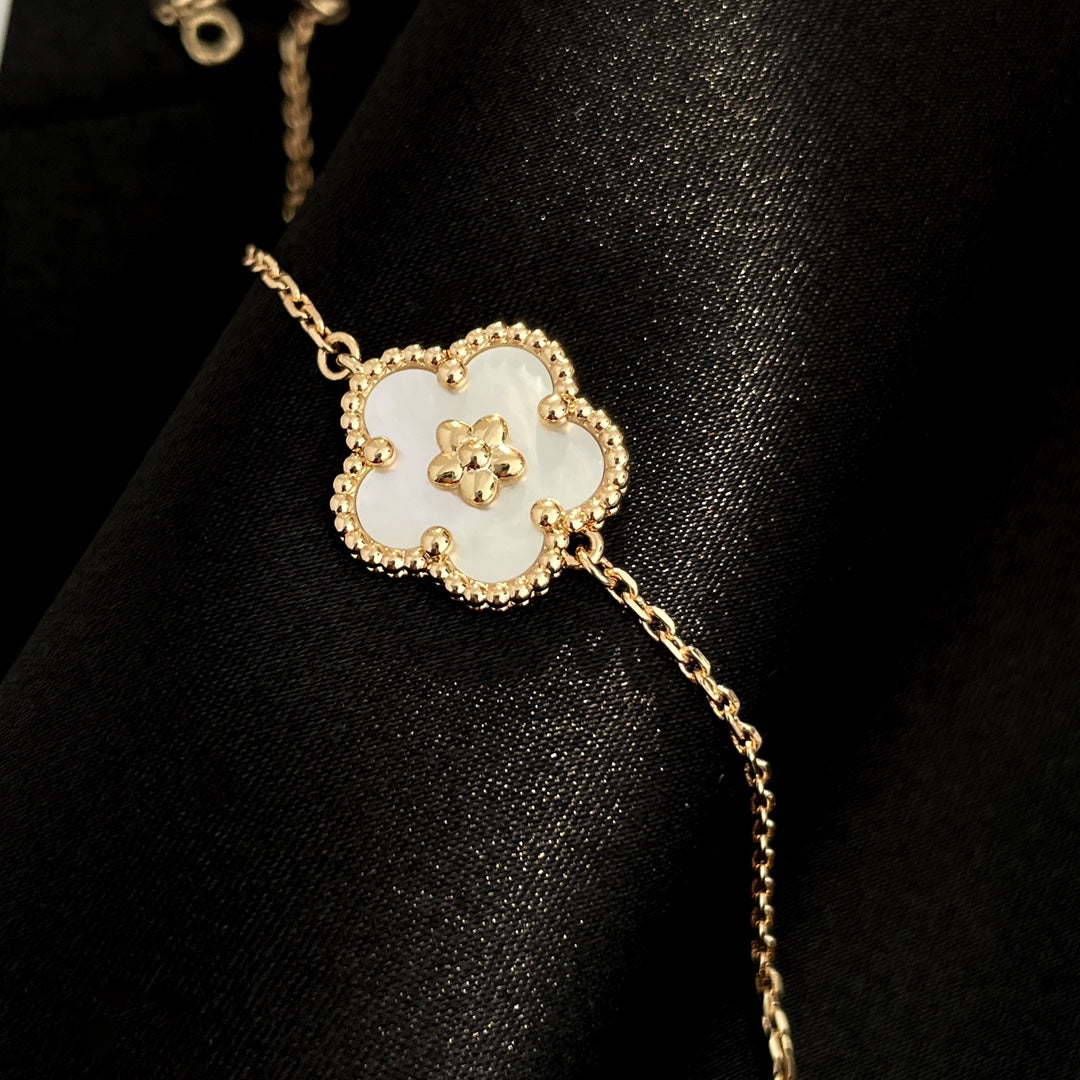 [Elowen jewelsry ]LUCKY SPRING ROSÉGOLD MOP ARMBAND