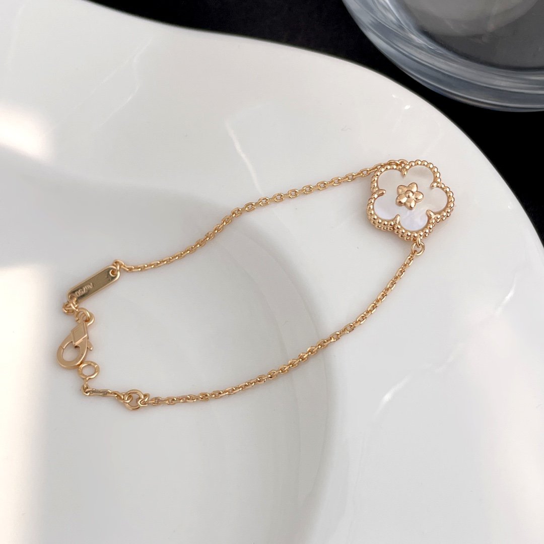 [Elowen jewelsry ]LUCKY SPRING ROSÉGOLD MOP ARMBAND