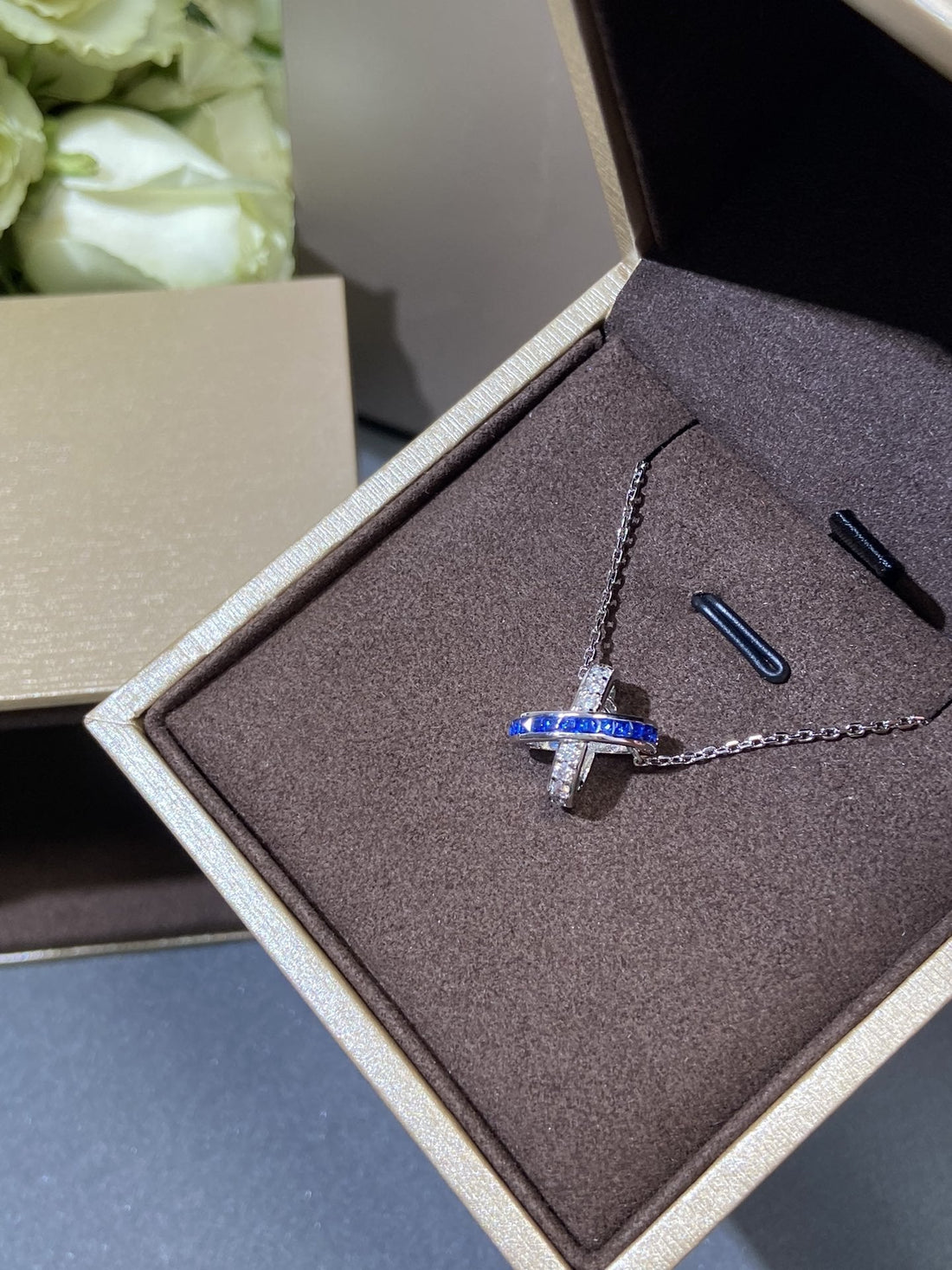 [Elowen jewelsry ]LIENS DIAMOND SILVER NECKLACE