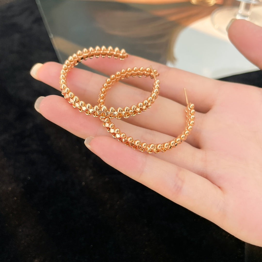 [Elowenジュエリー] CLASH フープピアス
