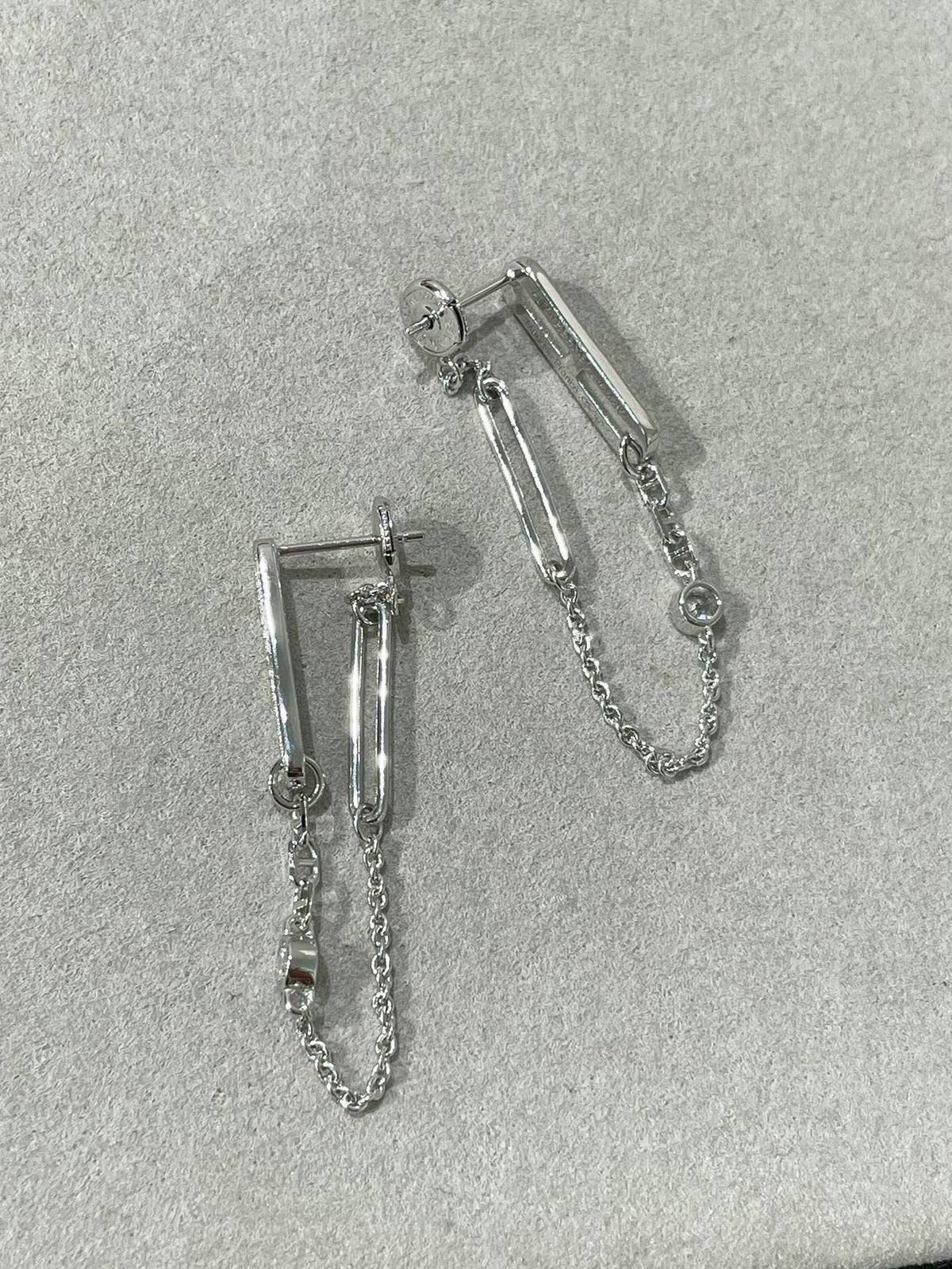 [Elowen jewelsry ]CHAOS DIAMOND DROP OHRRINGE