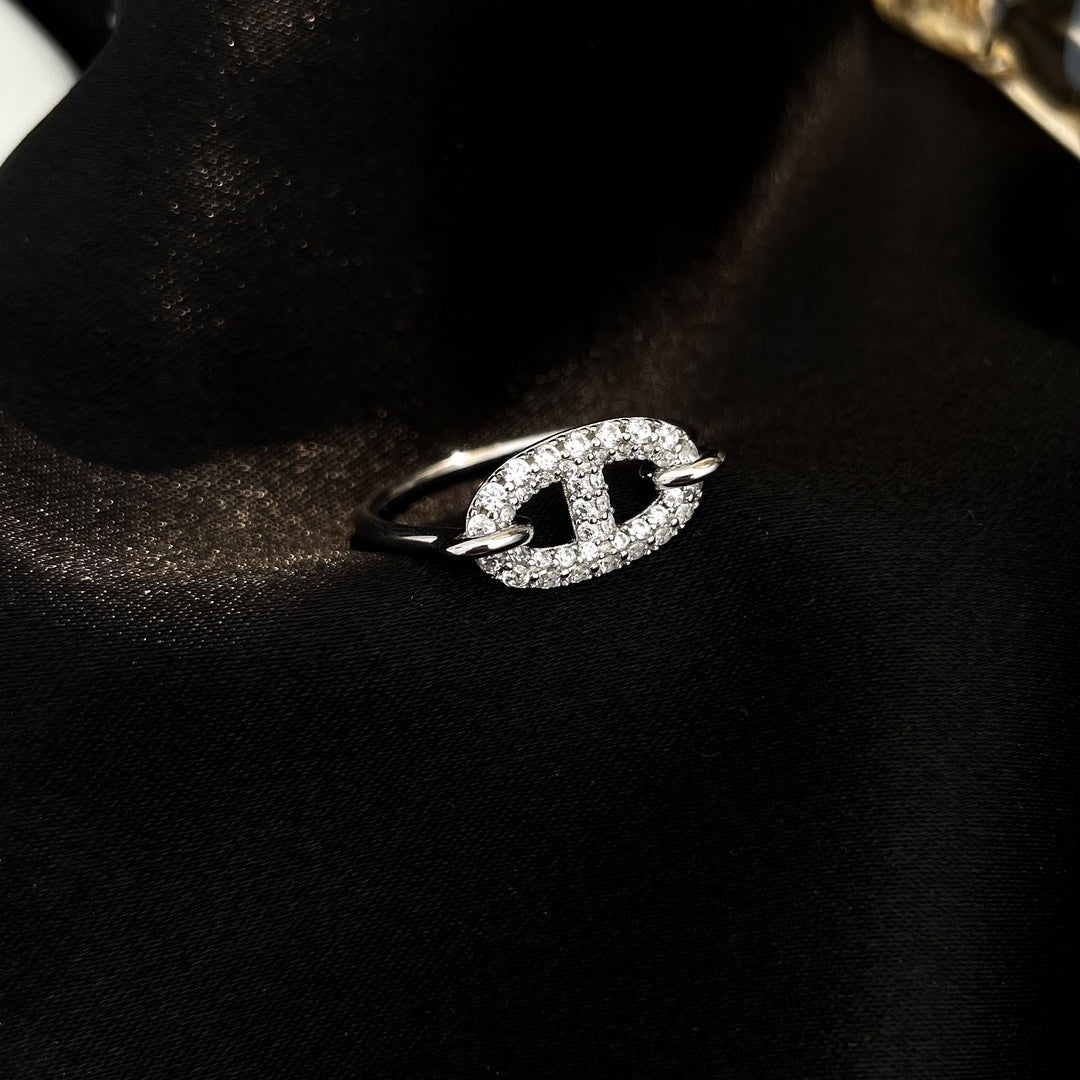 [Elowen jewelsry ]ロンデ スモール シルバー ダイヤモンド リング