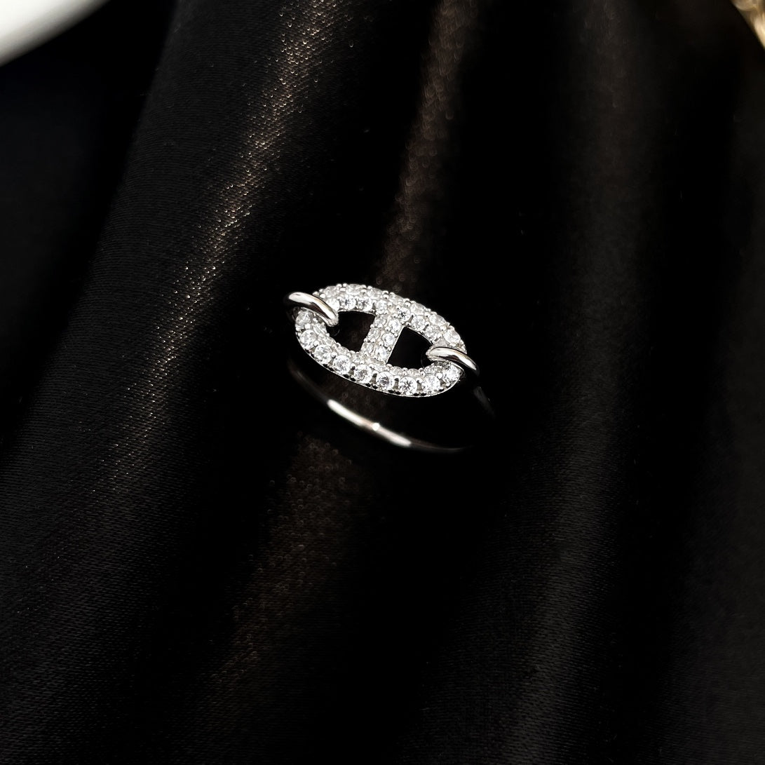[Elowen jewelsry ]ロンデ スモール シルバー ダイヤモンド リング