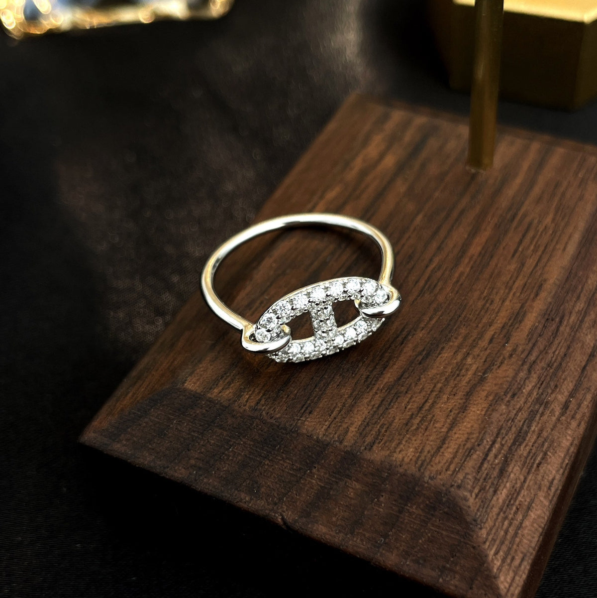[Elowen jewelsry ]ロンデ スモール シルバー ダイヤモンド リング