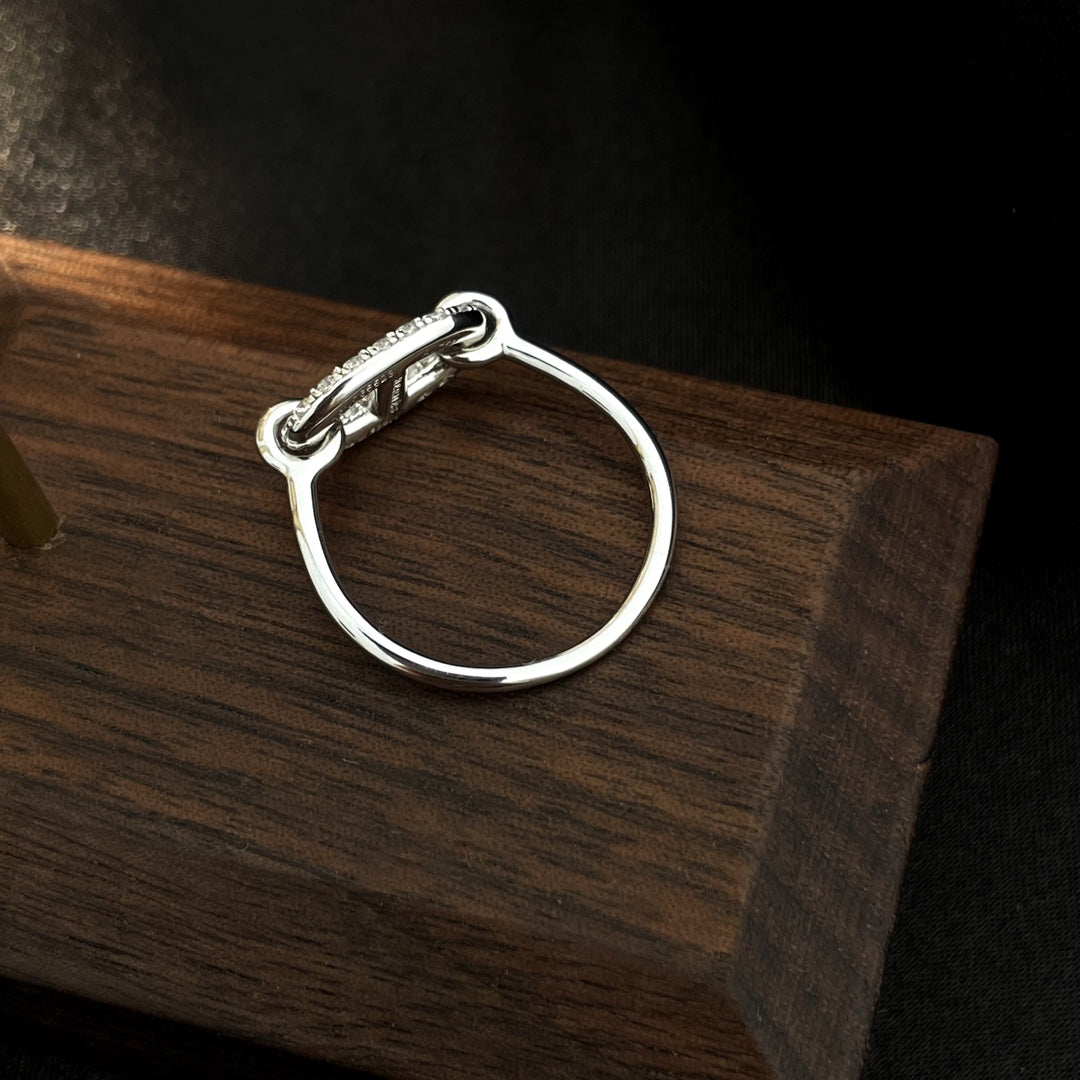 [Elowen jewelsry ]ロンデ スモール シルバー ダイヤモンド リング