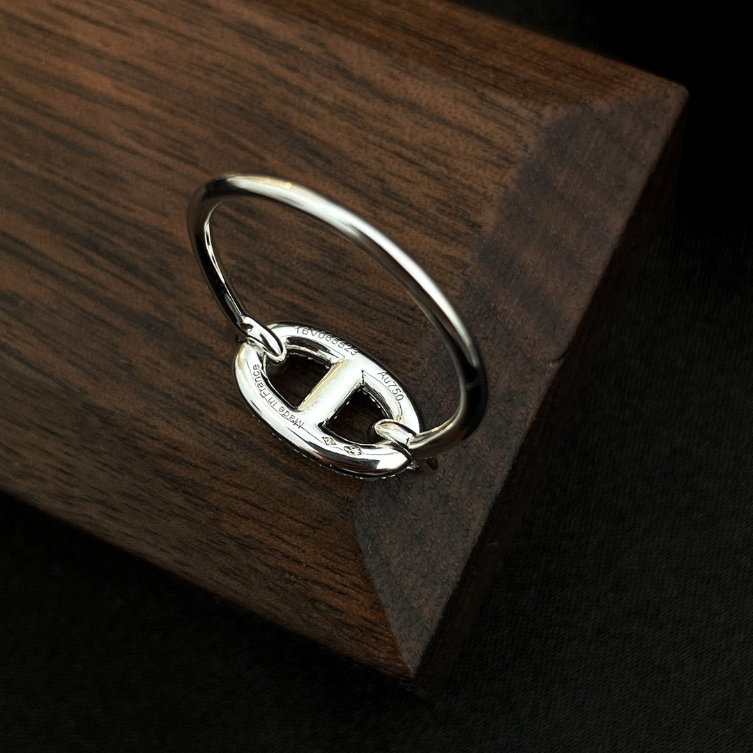 [Elowen jewelsry ]ロンデ スモール シルバー ダイヤモンド リング